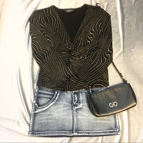 Denim Mini Skirt - Picture 5 of 8